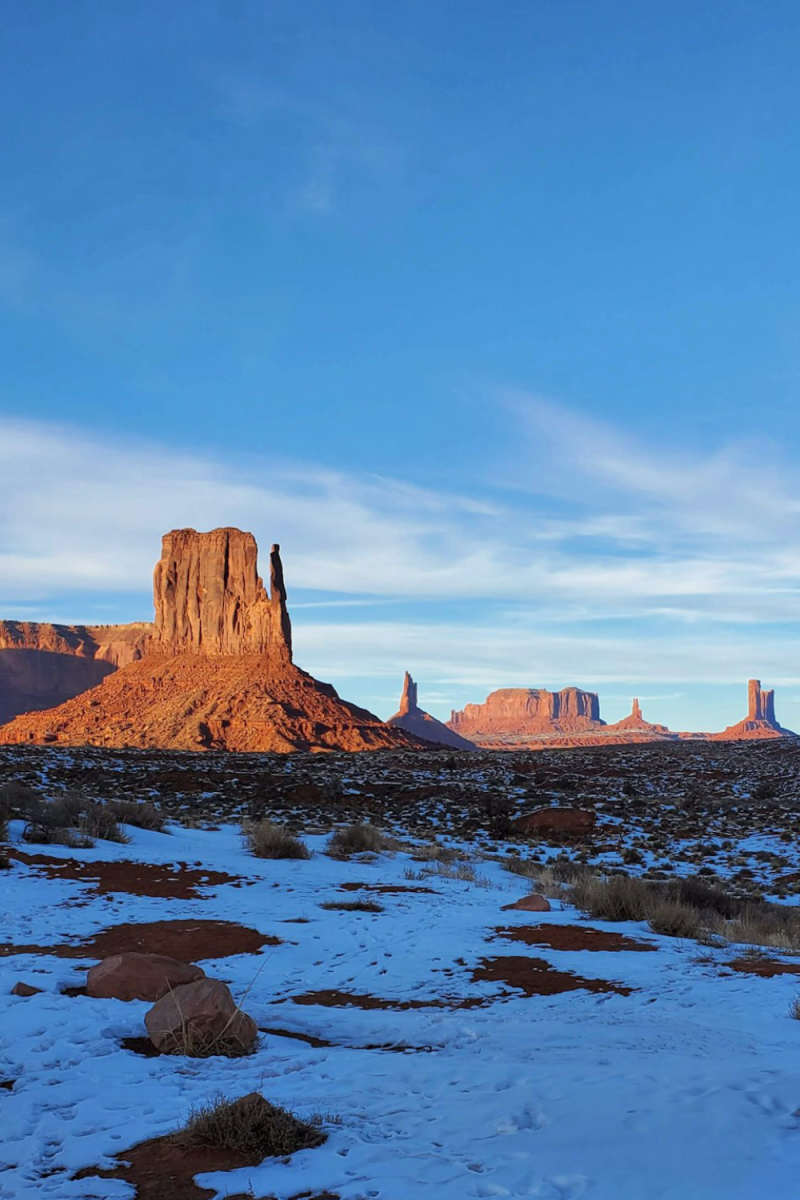 Wall Poster - Glacier in Monument Valley