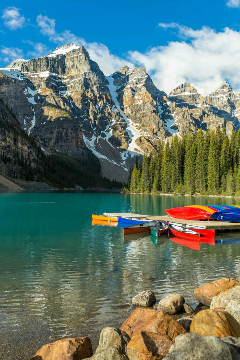 Wall Poster - Harbor in the Canadian Rockies