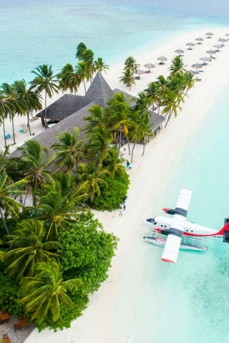 Wall Poster - Harbor in the Maldives