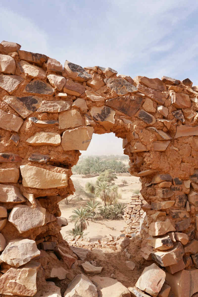 Wall Poster - Hilltop Fortress in the Sahara