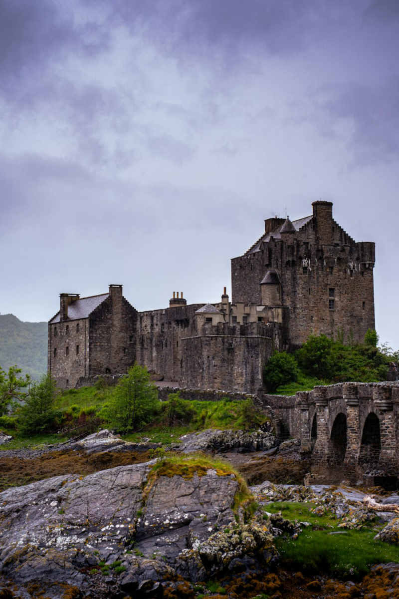 Wall Poster - Hilltop Fortress in the Scottish Isles