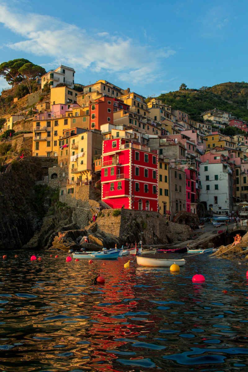 Wall Poster - Hot Air Balloons in Cinque Terre
