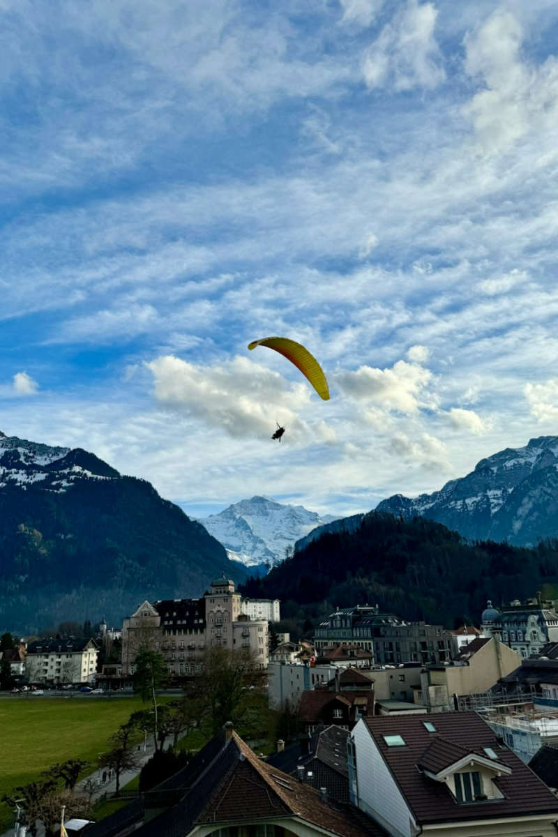 Wall Poster - Hot Air Balloons in Interlaken