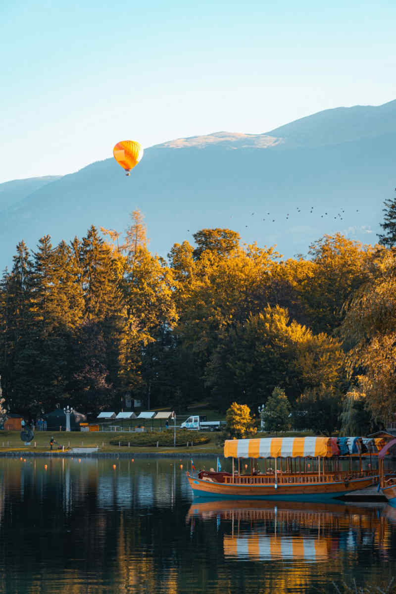 Wall Poster - Hot Air Balloons in Slovenia