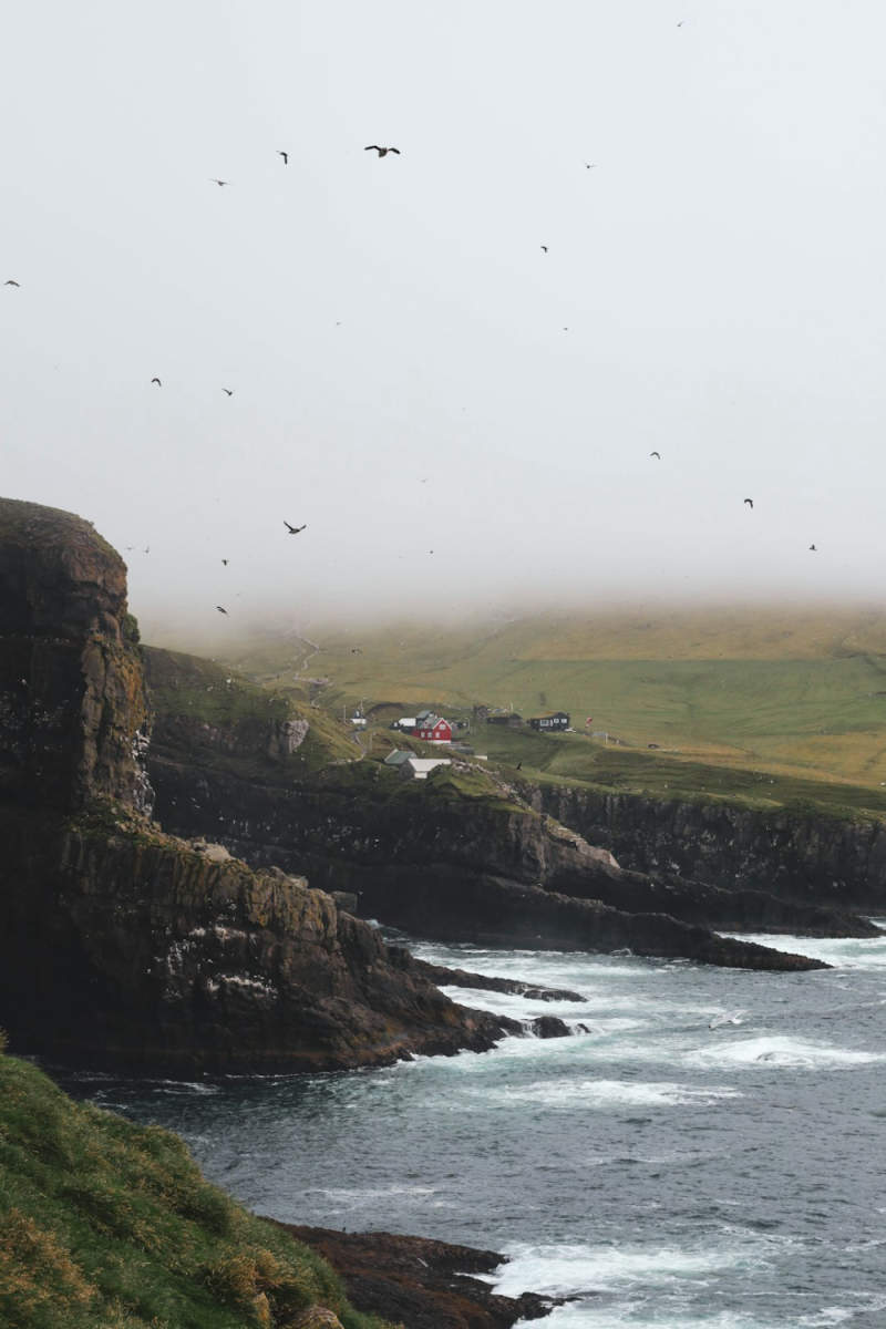 Wall Poster - Hot Air Balloons in the Faroe Islands