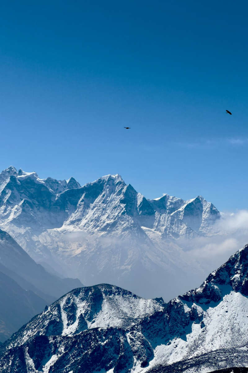Wall Poster - Hot Air Balloons in the Himalayas