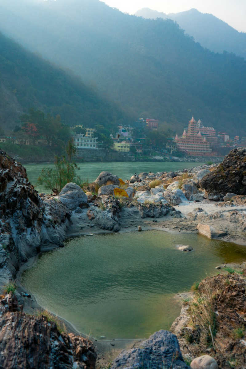Wall Poster - Hot Spring in the Himalayas