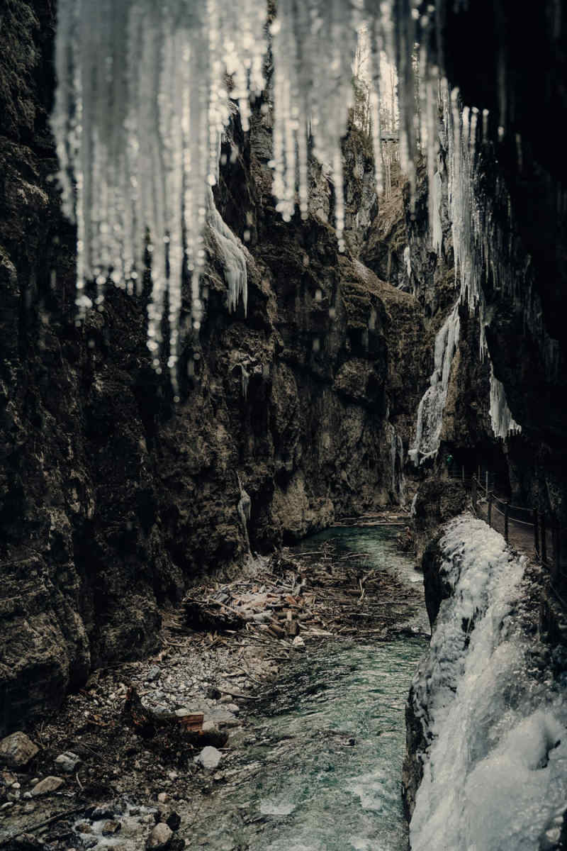 Wall Poster - Ice Cave in Bavaria