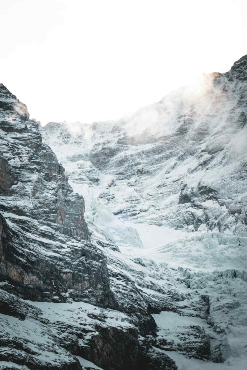 Wall Poster - Ice Cave in the Rocky Mountains