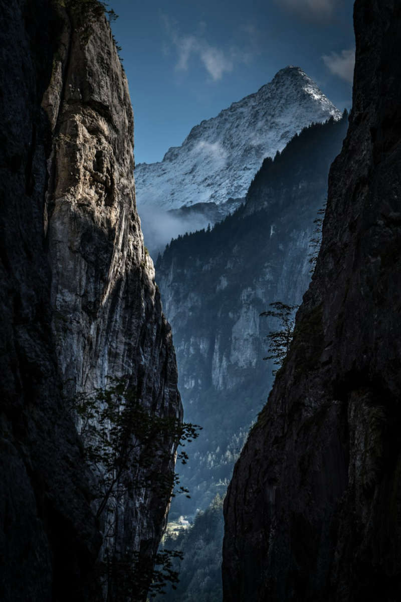 Wall Poster - Ice Cave in the Swiss Alps