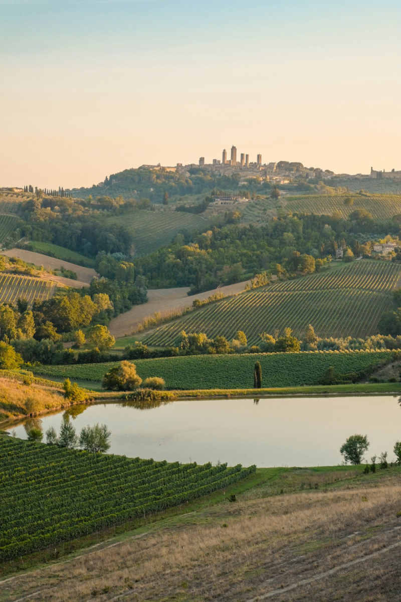 Wall Poster - Lake in Tuscany