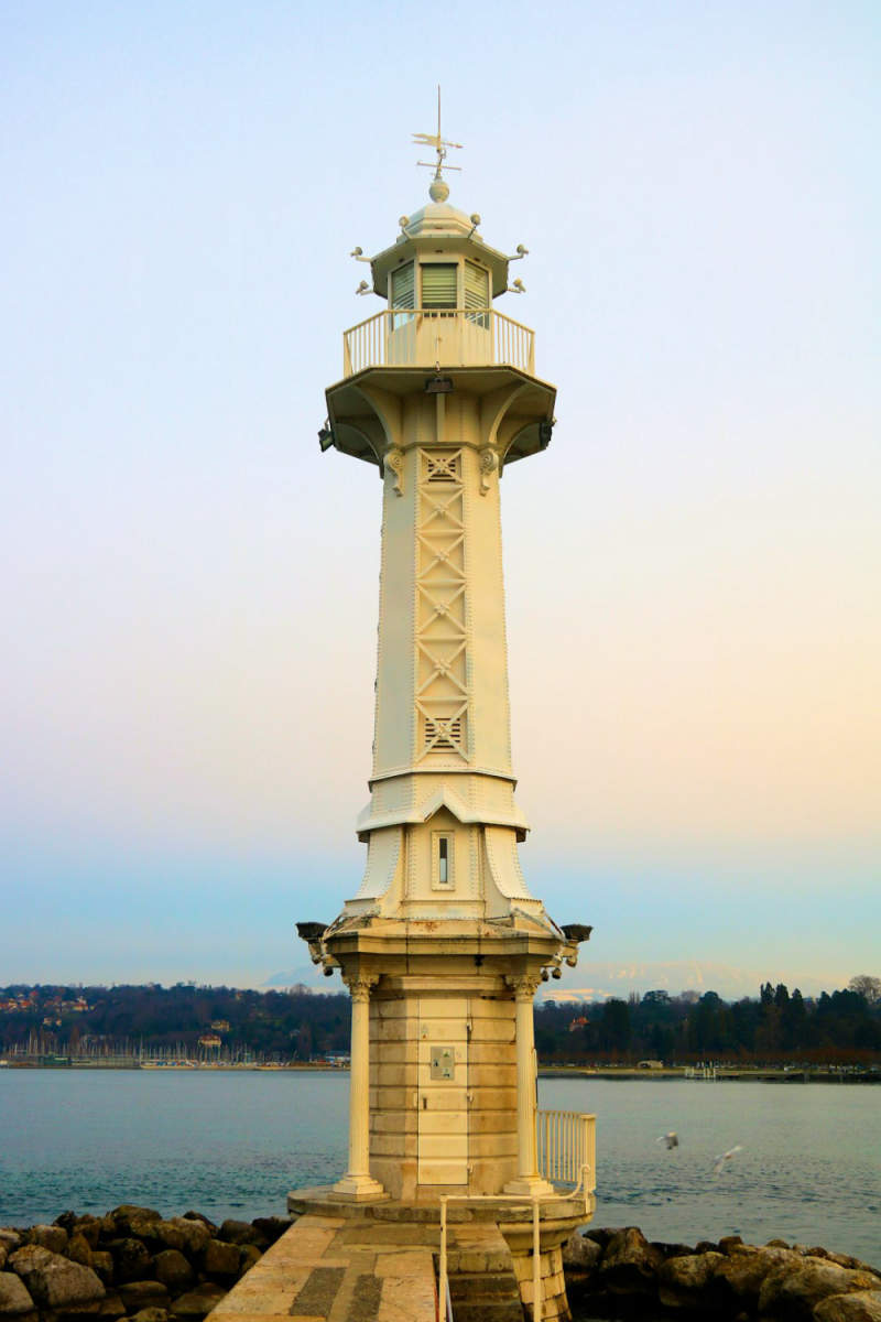 Wall Poster - Lighthouse in Switzerland