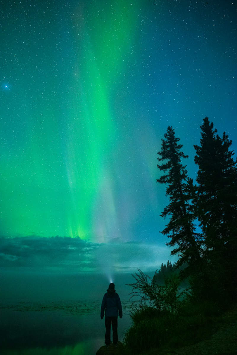 Wall Poster - Milky Way in Alaska