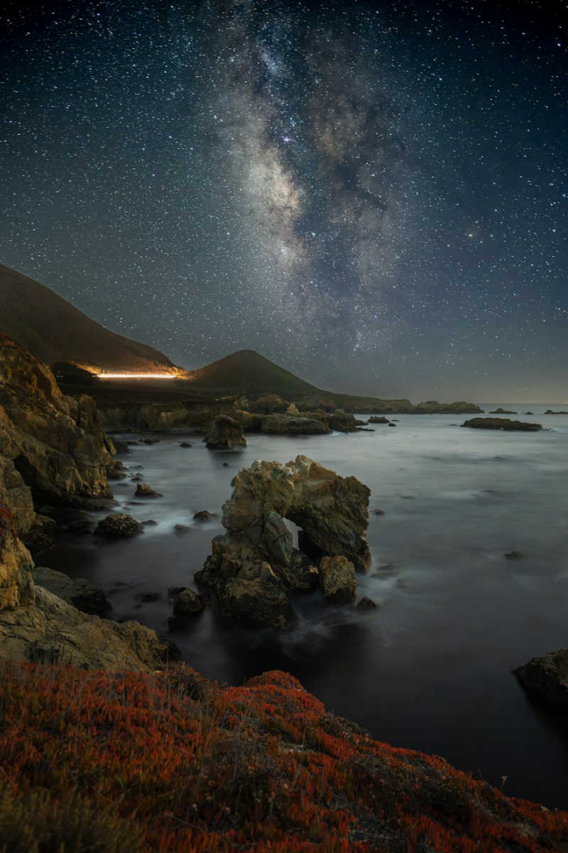 Wall Poster - Milky Way in Big Sur