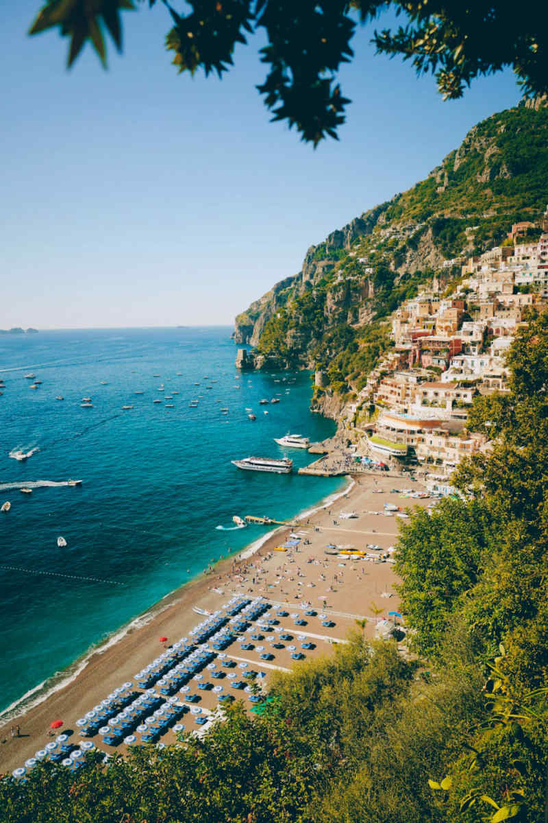 Wall Poster - Milky Way in the Amalfi Coast