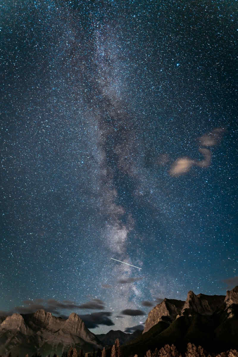 Wall Poster - Milky Way in the Canadian Rockies