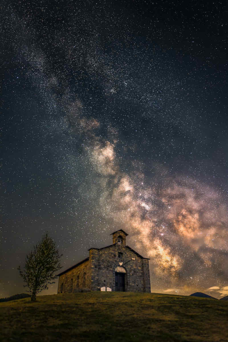 Wall Poster - Milky Way in Tuscany
