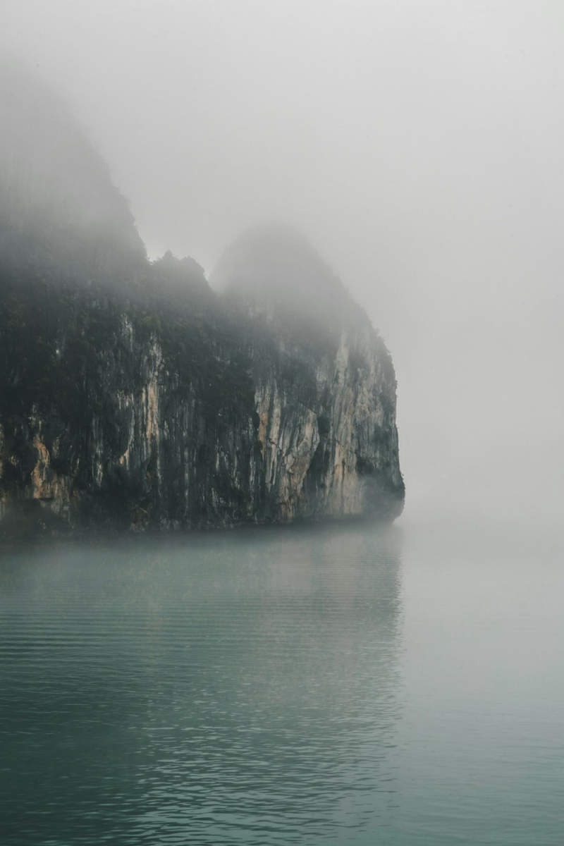 Wall Poster - Morning Mist in Halong Bay