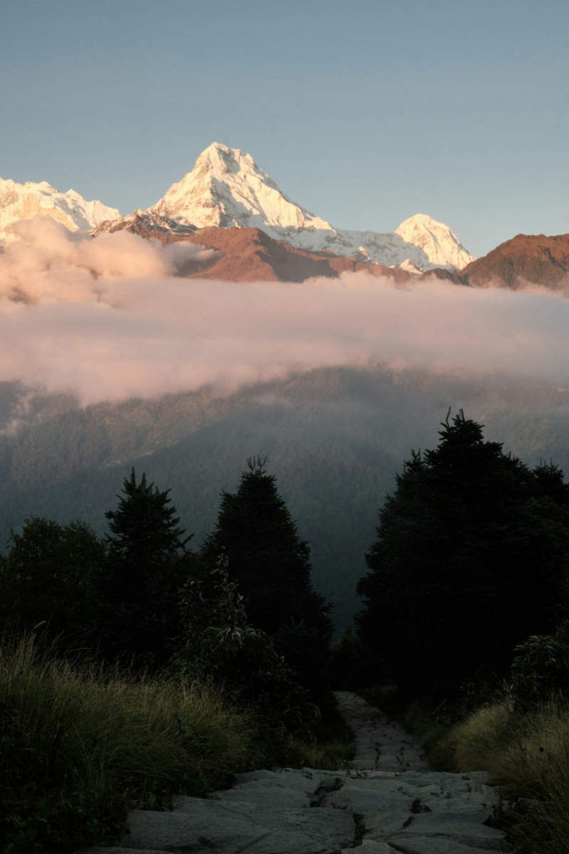 Wall Poster - Morning Mist in Nepal