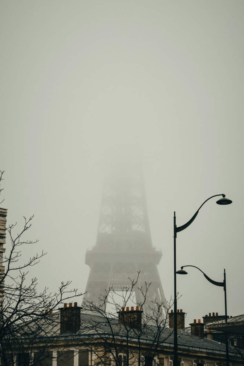 Wall Poster - Morning Mist in Paris