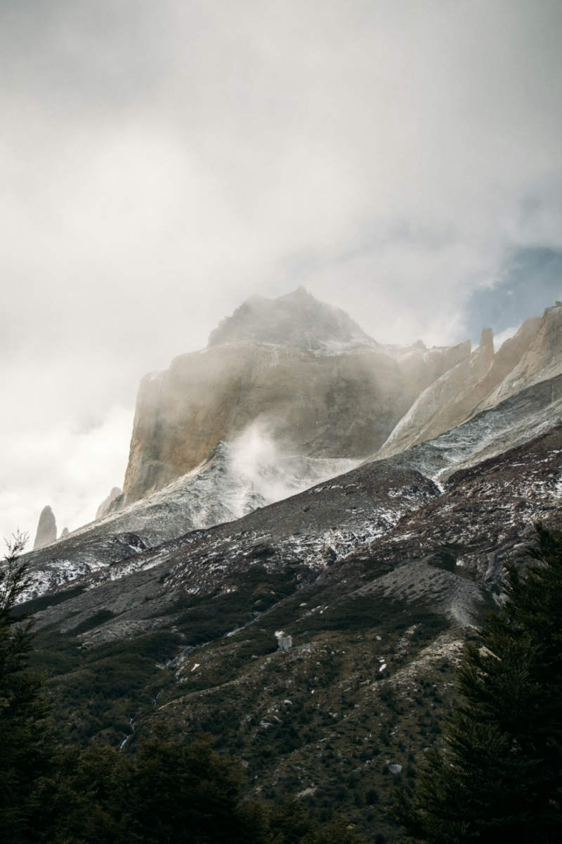 Wall Poster - Morning Mist in Patagonia