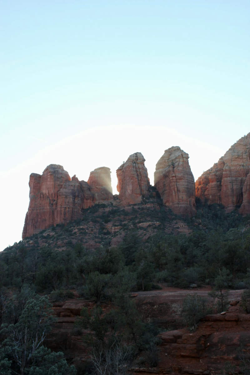 Wall Poster - Morning Mist in Sedona