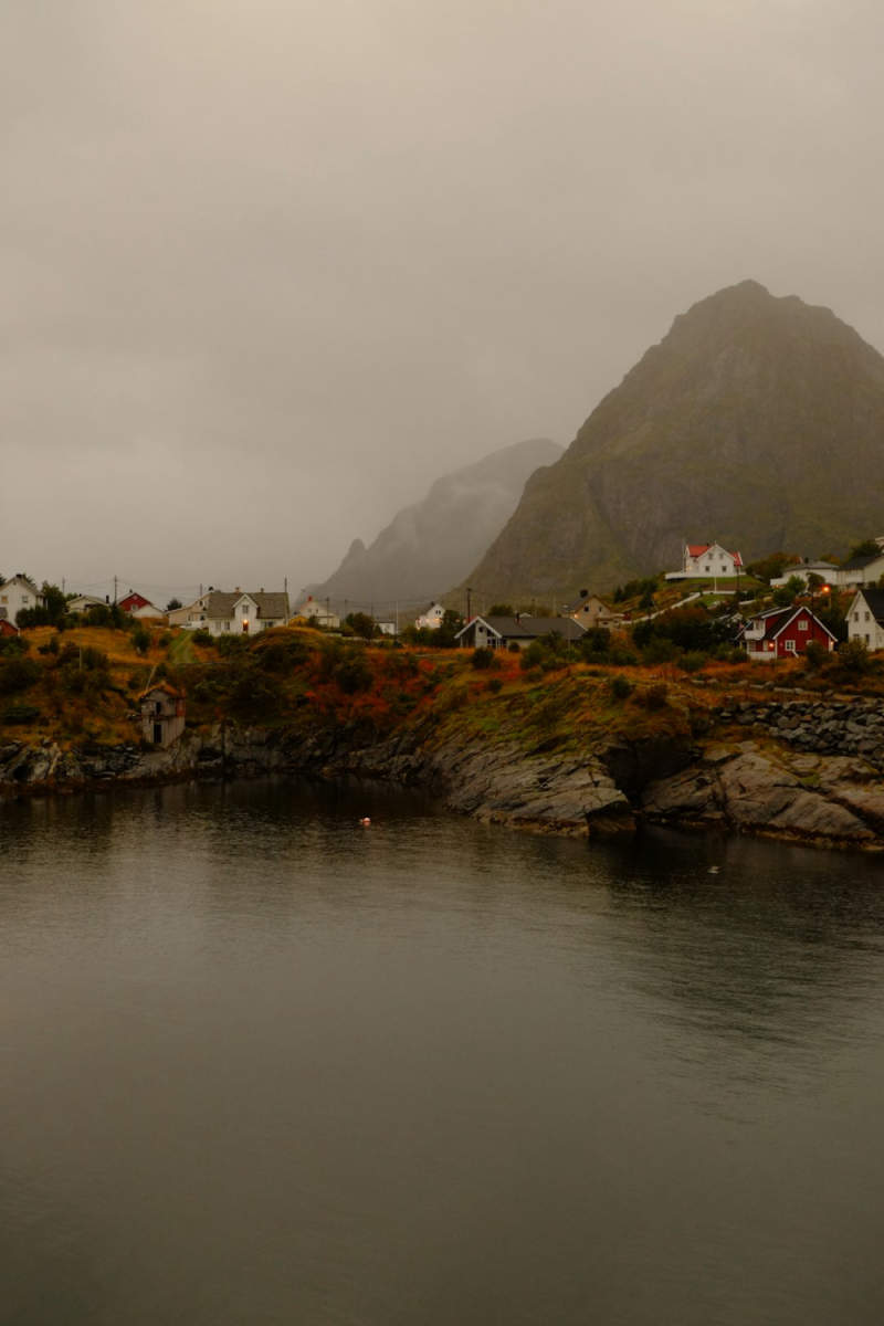 Wall Poster - Morning Mist in the Lofoten Islands