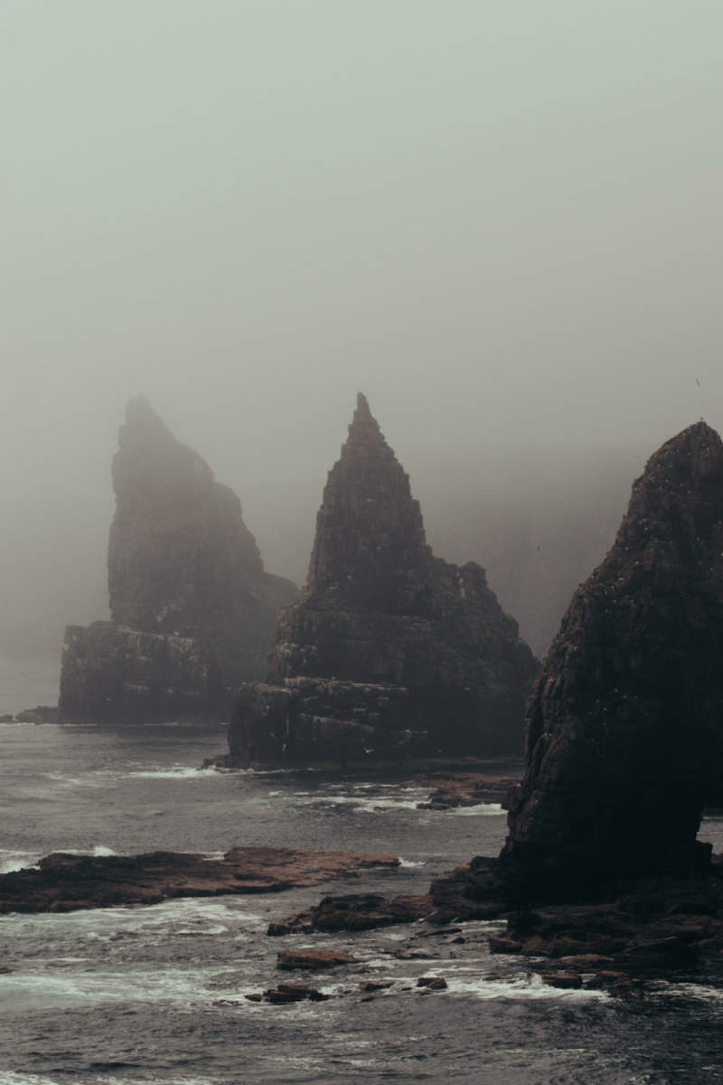 Wall Poster - Morning Mist in the Scottish Coast