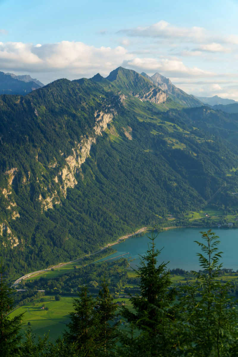 Wall Poster - Mountain Peak in Interlaken