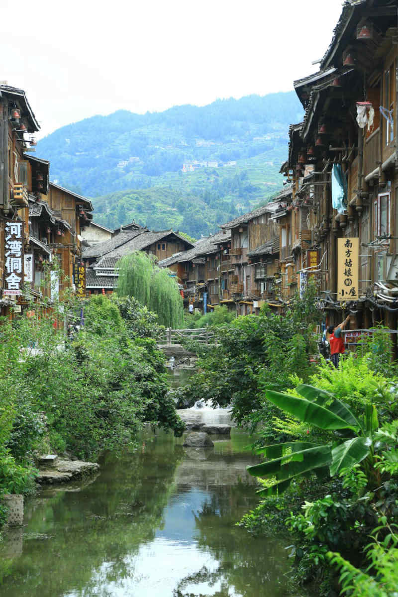 Wall Poster - Mountain Village in China