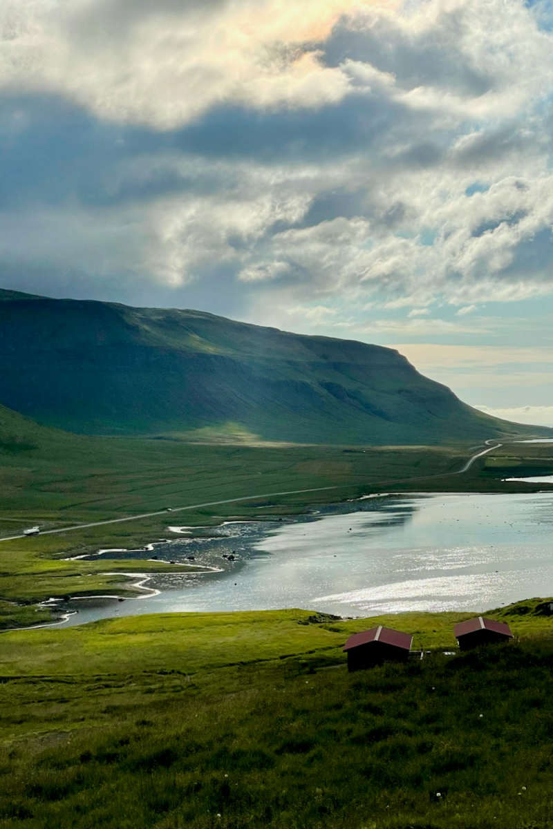 Wall Poster - Mountain Village in Iceland