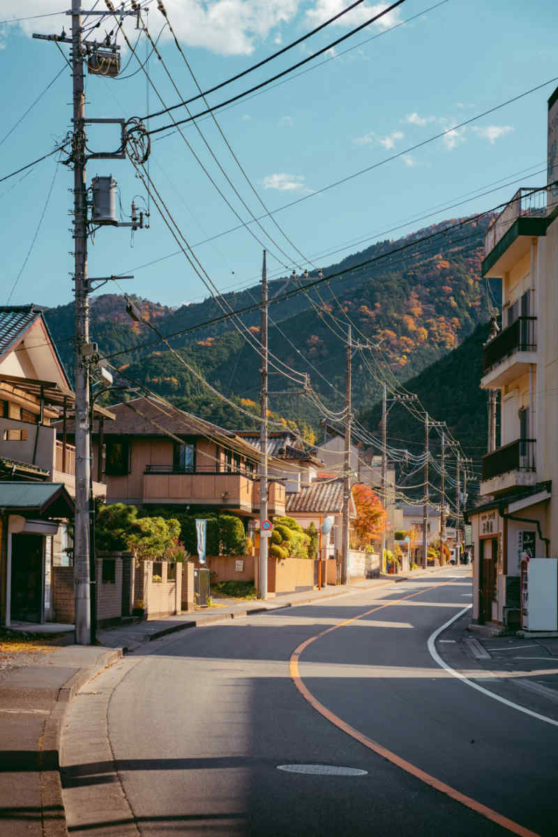 Wall Poster - Mountain Village in Japan