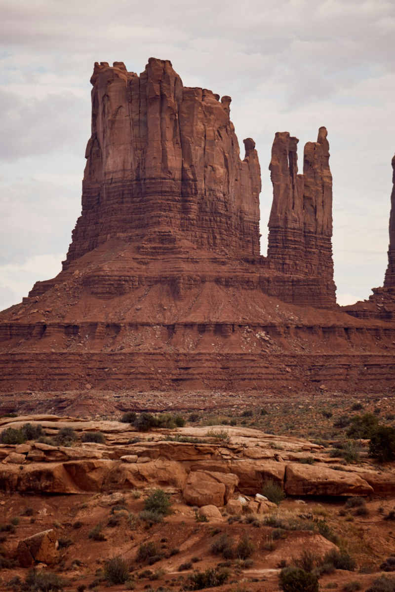 Wall Poster - Mountain Village in Monument Valley