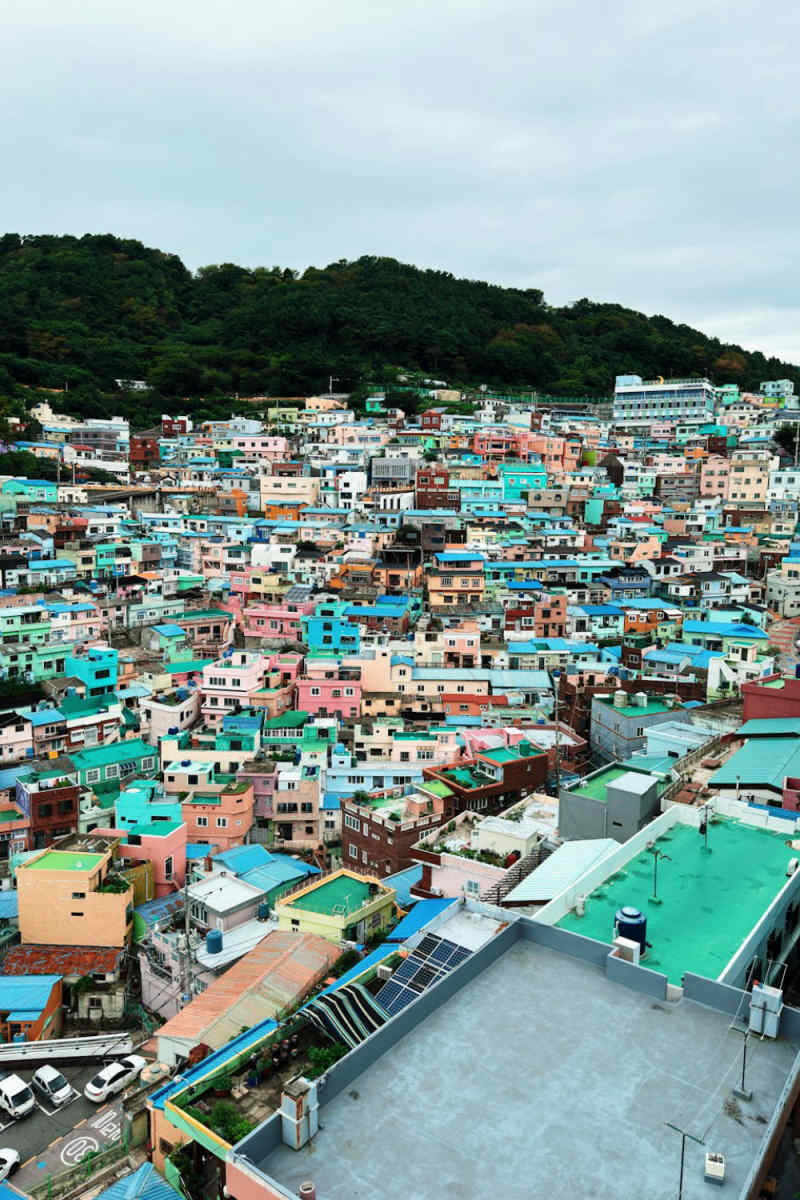 Wall Poster - Mountain Village in South Korea