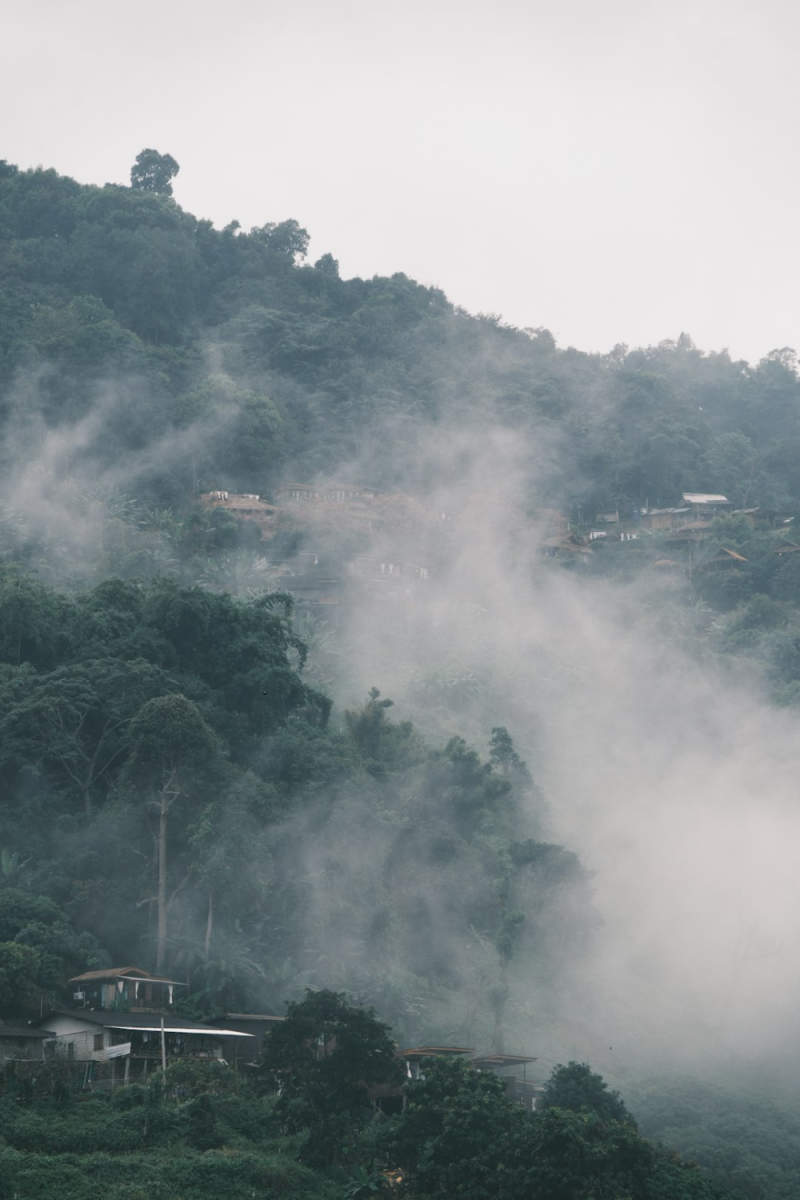 Wall Poster - Mountain Village in Thailand
