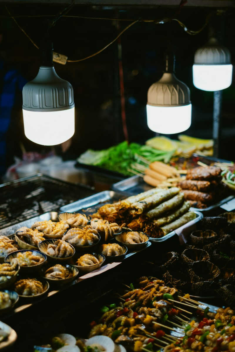 Wall Poster - Night Market in Vietnam
