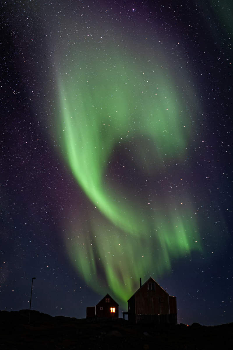 Wall Poster - Northern Lights in Greenland