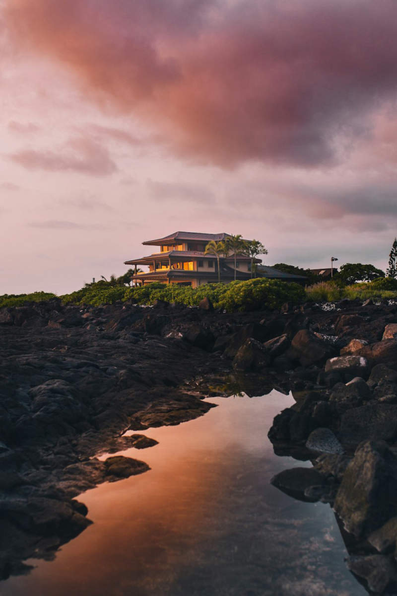 Wall Poster - Northern Lights in Hawaii