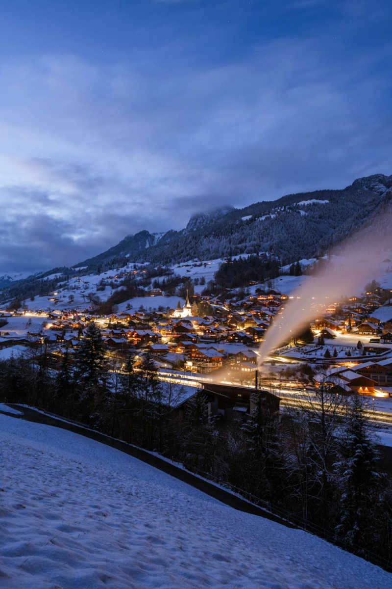 Wall Poster - Northern Lights in Switzerland