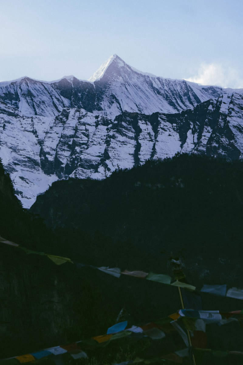 Wall Poster - Northern Lights in the Himalayas