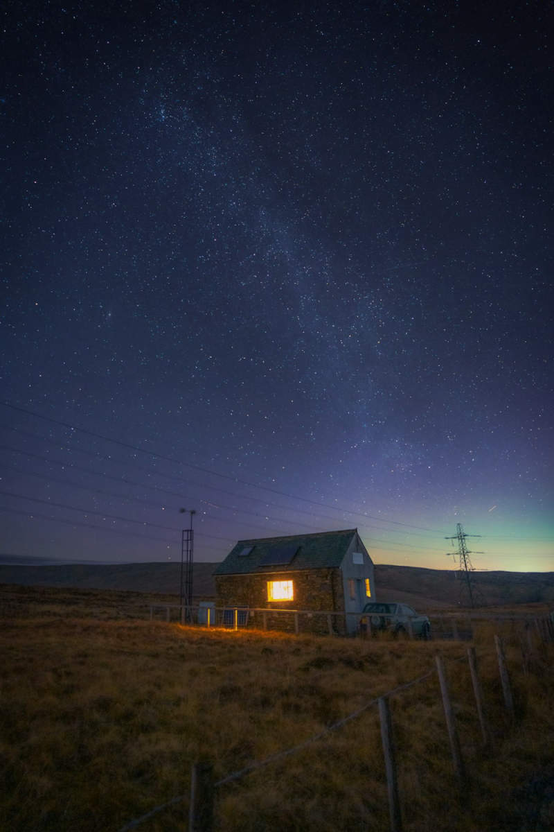 Wall Poster - Northern Lights in the Lake District